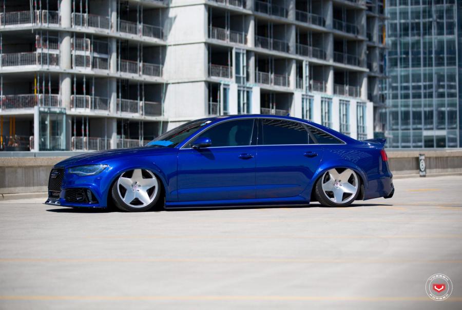  Audi A6 Sedan on Vossen Wheels (VPS-318) (4G, C7) 2016 года  (фото 39 из 59)